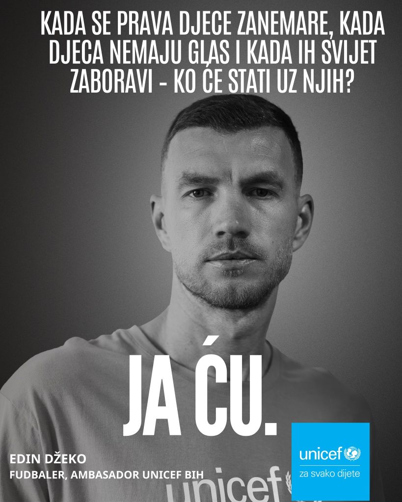 Edin Džeko dijamant velikog srca: Kad navijamo za djecu, svi pobjeđuju